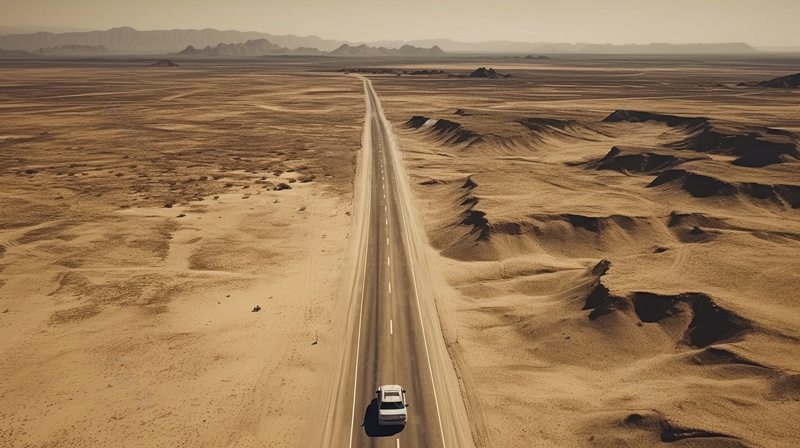 沙漠上的公路汽车,高清,摄影图,摄影图片,图片大全,摄影图免费下载